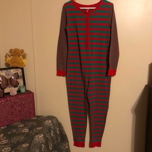 🌟B2G1🌟 Target Waffle Knit Striped Christmas Onesie